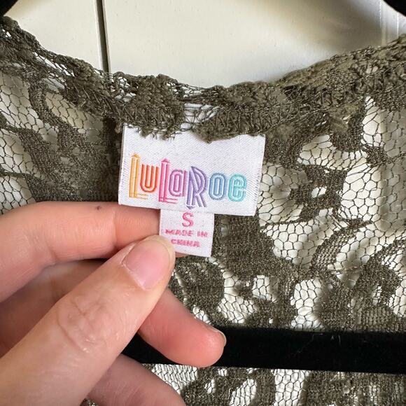 LuLaRoe Monroe Kimono with Fringe - Picture 7 of 10